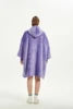 Adult Wearable Hoodie With Socks Oversized Hooded Blanket