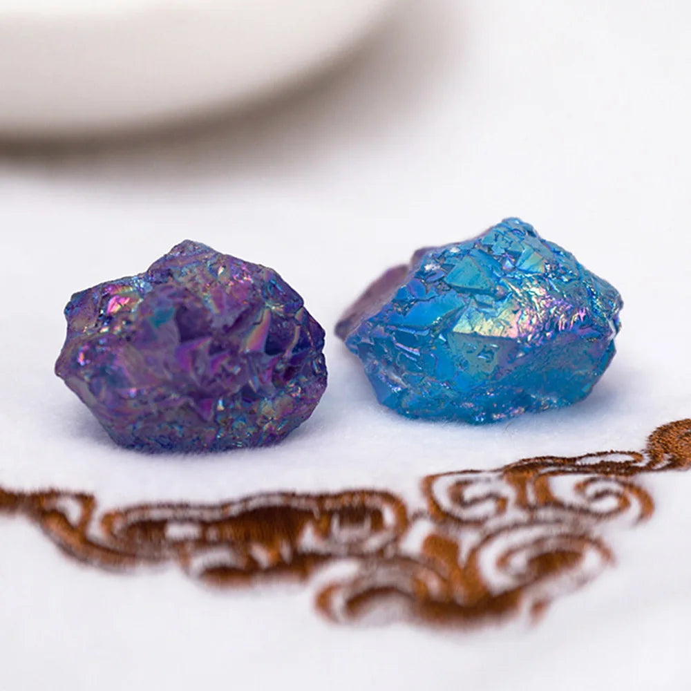 Natural Raw Fluorite Quartz Geode