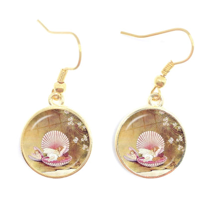 Frog Fairy Tale Drop Earrings – Enchanting Design