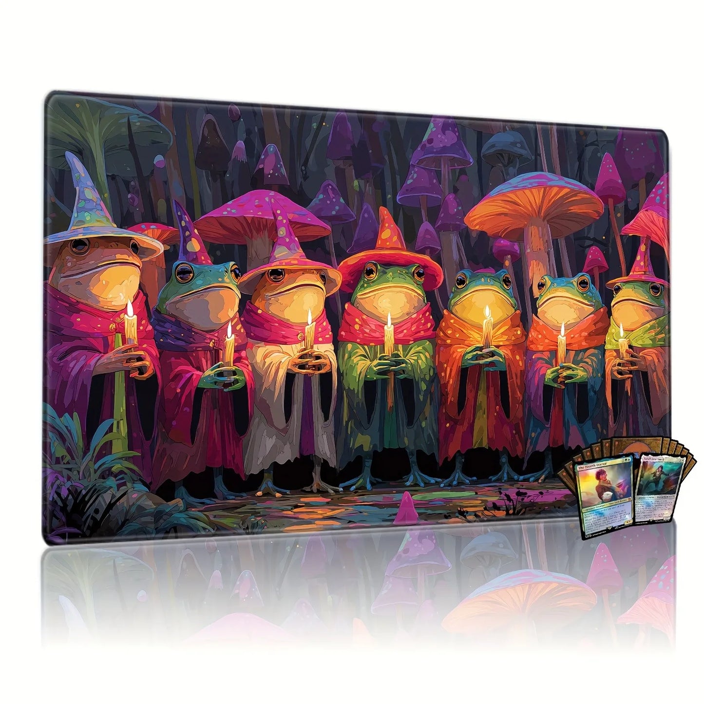 Cute Frogs Stylish The Gathering Magic Mouse Pad