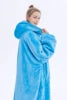 Adult Wearable Hoodie With Socks Oversized Hooded Blanket