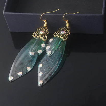 Colorful Butterfly Wing Earrings