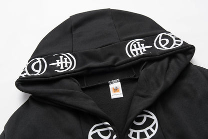 Ladies Moon Pattern Long-sleeved Cardigan