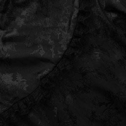 Velvet Fishtail Skirt Women Vintage