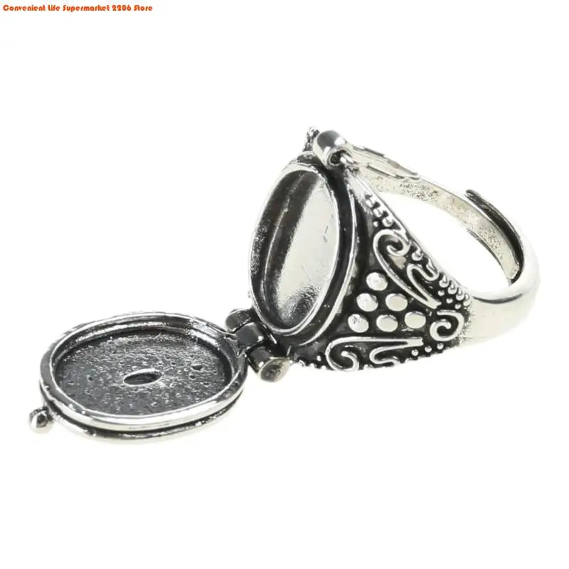 Antique Openable Gawu Box Ring