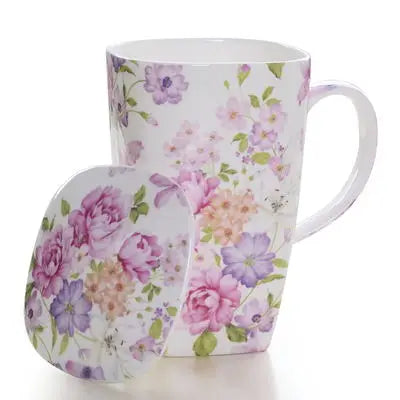 Real Bone China Tumblers With Lid