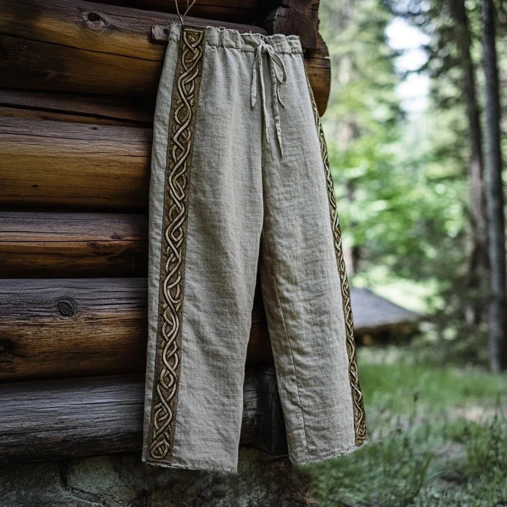 Men's Viking Totem  Printed Casual Pants