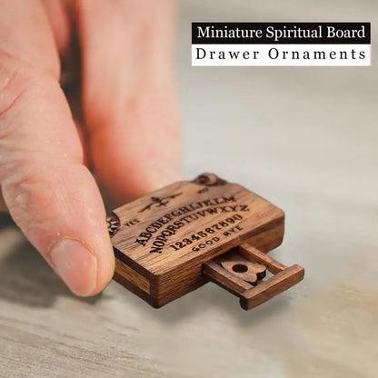 Mini Ouija Board Retro Wooden Miniatures