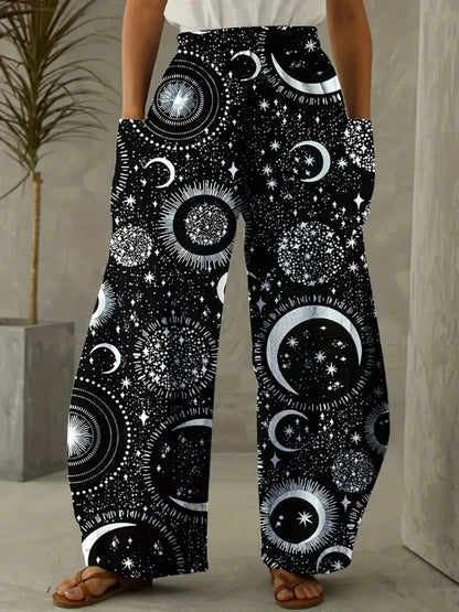 Simple And Fresh Butterfly Flower Print Women's Bloomers