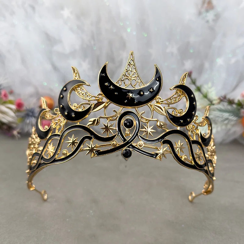 Black Moon Dark Queen Crown