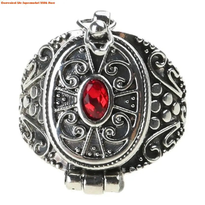 Antique Openable Gawu Box Ring