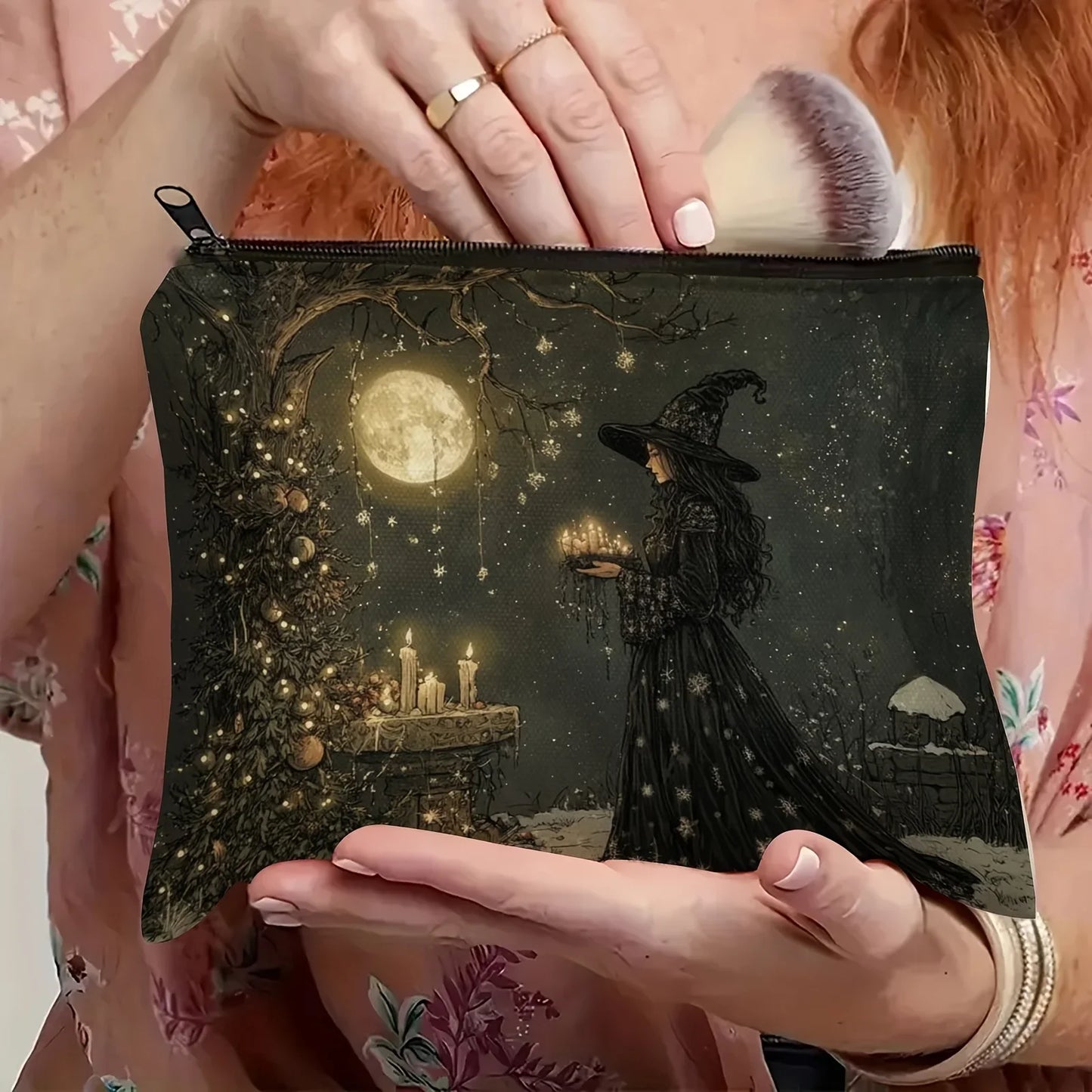 Witch-themed Durable Multifunctional Storage Bag