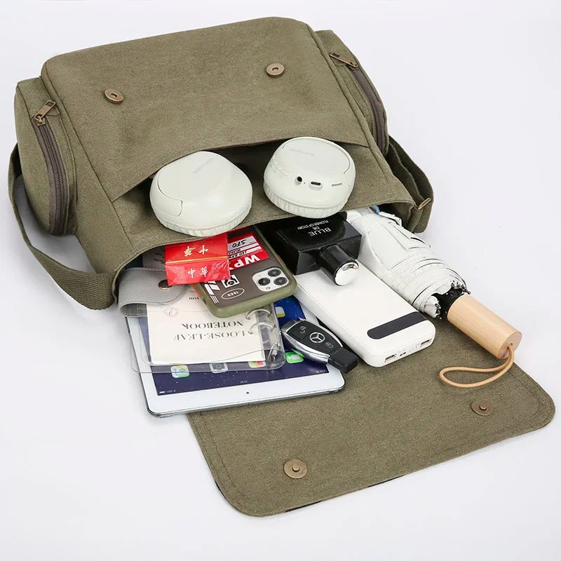 Stylish Dragonfly Print Women's Shoulder Bag Large Capacity