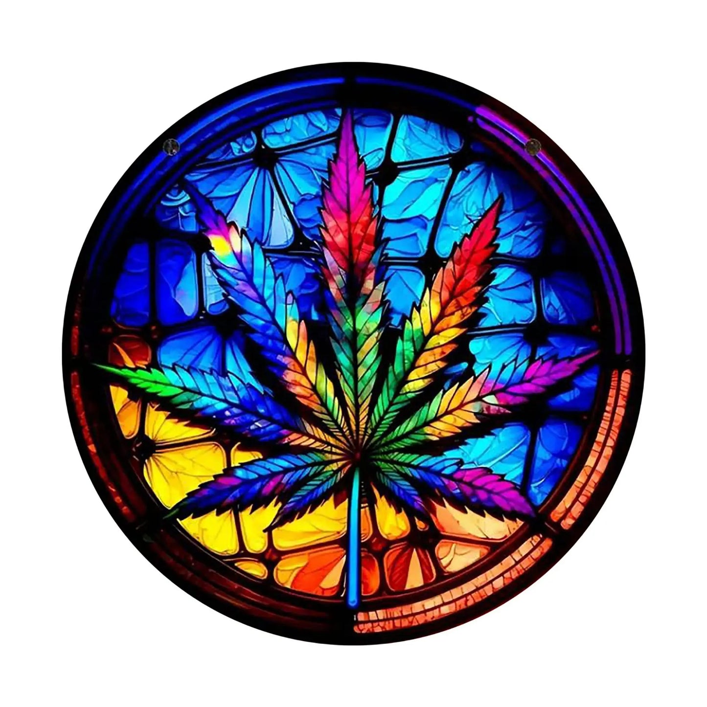 Glass Pattern Tree of Life Decor Stained Suncatcher for Window Hanging Ornament Panel Decor