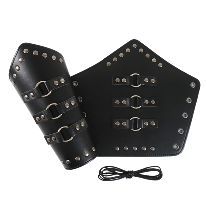 Medieval Leather Armor Arm Warmers