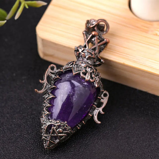 Vintage Natural Stone Pendant