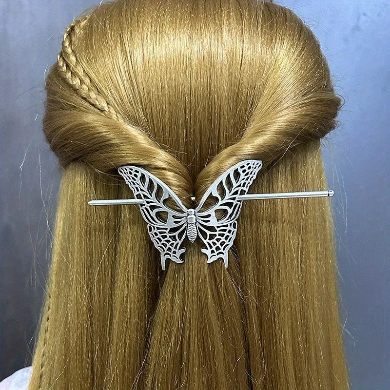 Elegant Viking Retro Crescent Cloud Hair Clip