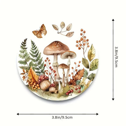 6-Piece Enchanted  Mushroom Coaster Set