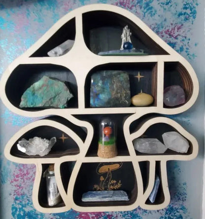 Vintage Witch Hat Crystal Shelf