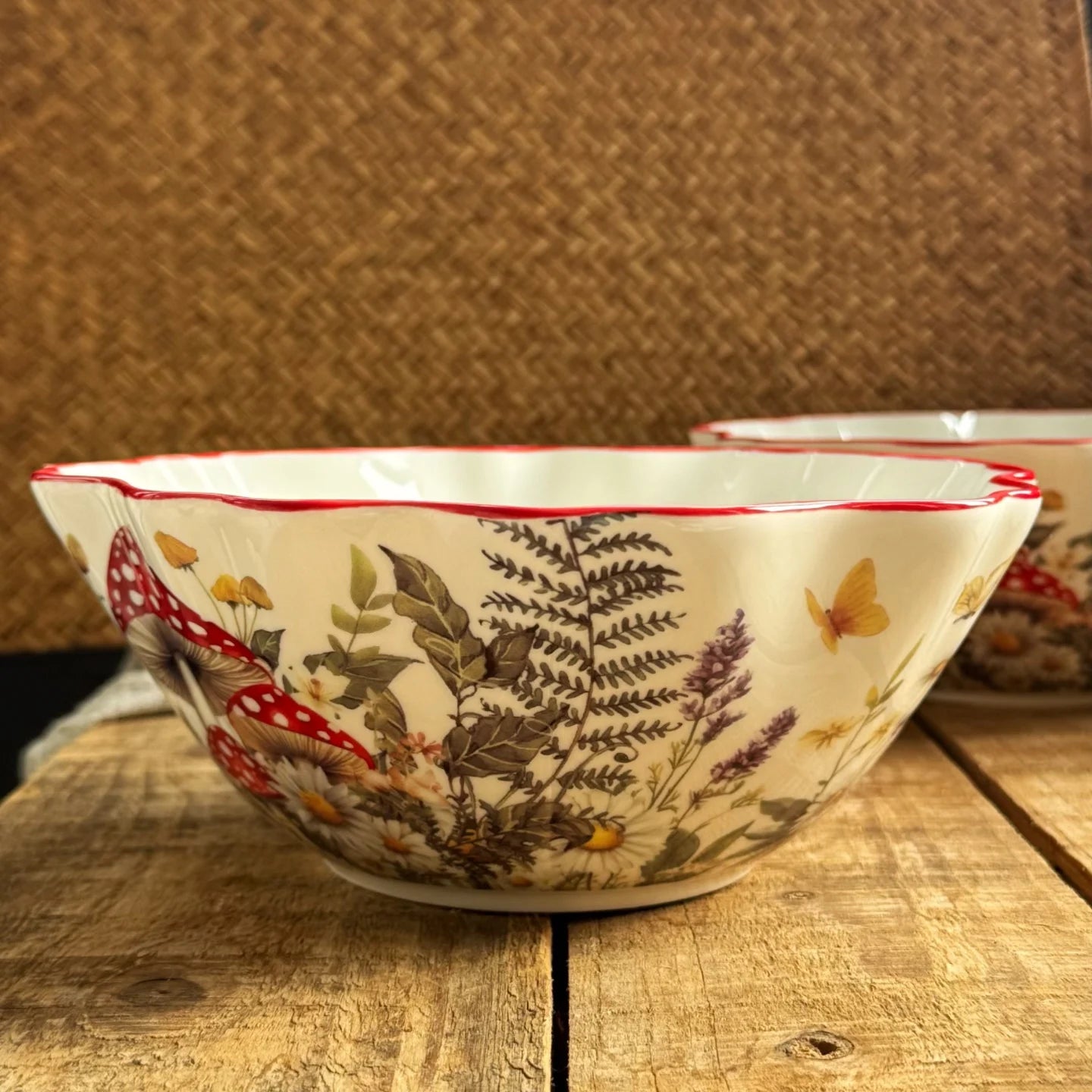 Ceramic Dinnerware Oval Serving Platter Festive Tableware Collection