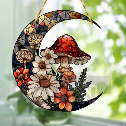 Acrylic Mushroom Suncatcher