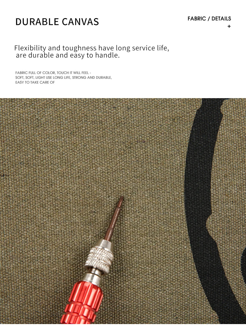 Shoulder Bag Vintage Canvas Moth Butterfly Print Large Capacity