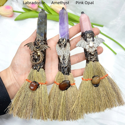 Natural Crystal Magic Broom