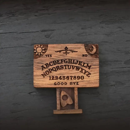 Mini Ouija Board Retro Wooden Miniatures