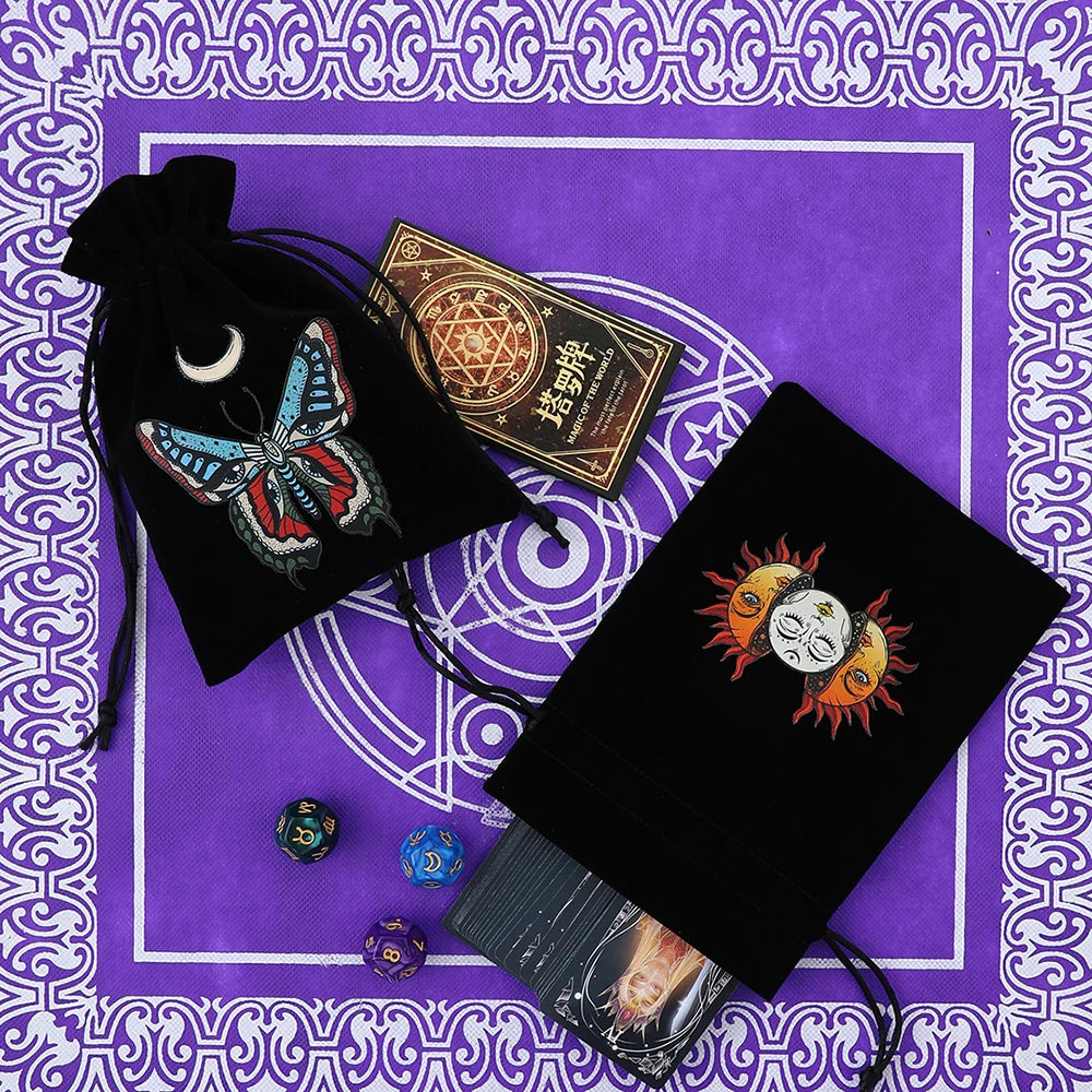 Black Velvet Tarot Pouch