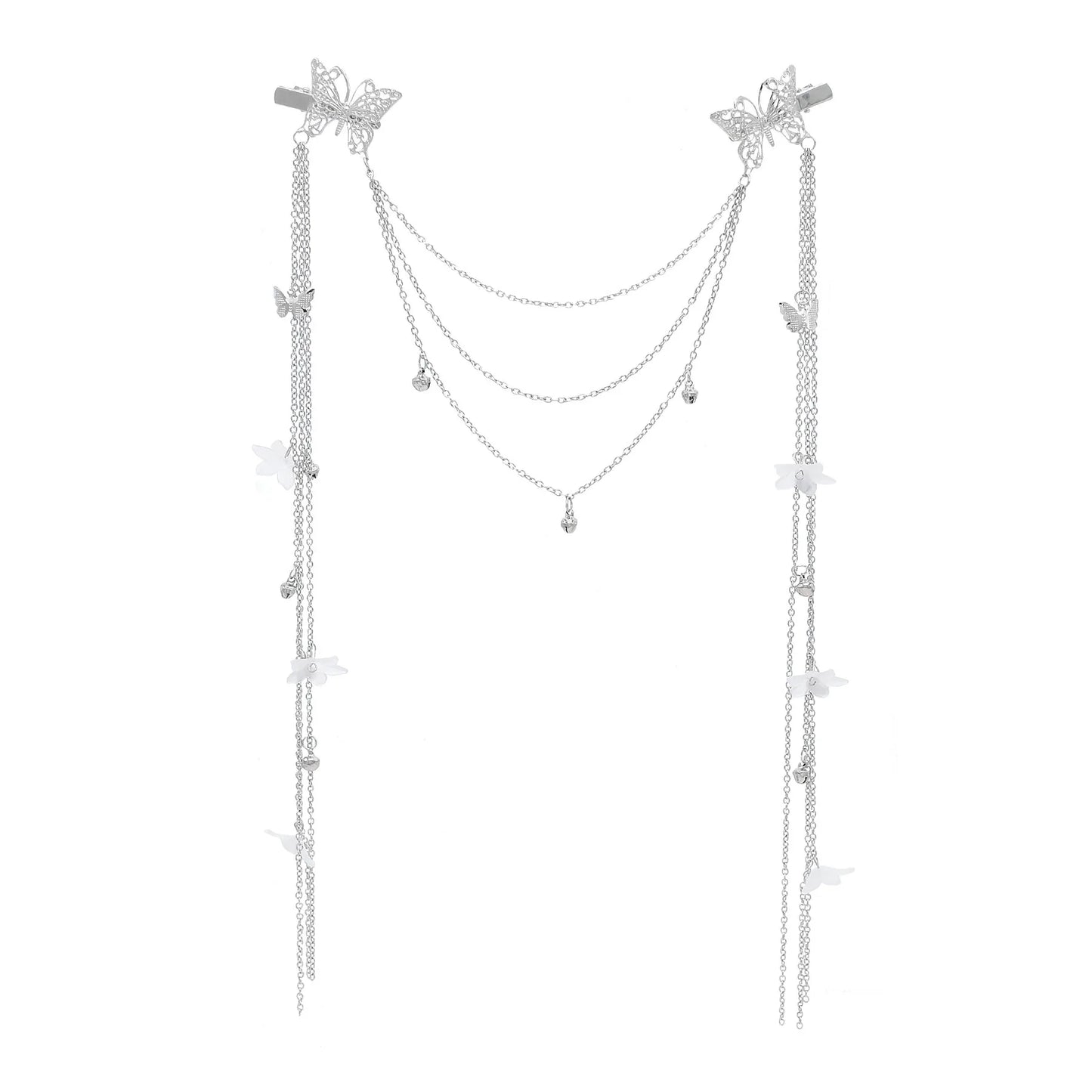 Crystal Long Tassel Chain Headband