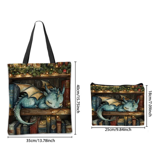 A Little Dragon Sleeping Tote Bag
