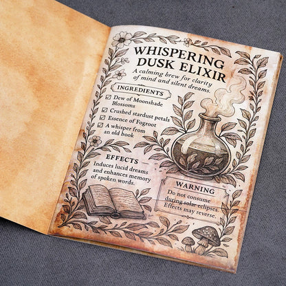 Grimoire Journal 26 Pages Spellbook Witchcraft