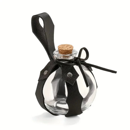 Medieval Magic Potion Bottle Vintage Leather Case