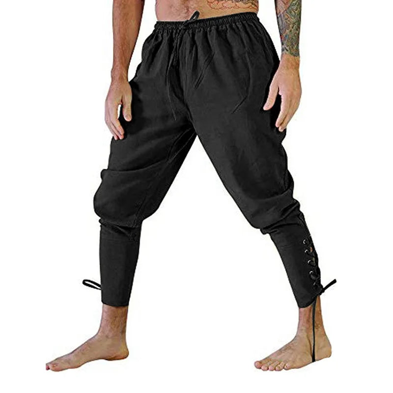 Pirate Trousers Lace Up Renaissance Pants