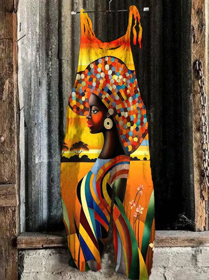 Printed Women's One-piece Shorts Urban Street Trend