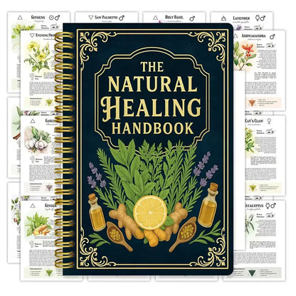 Natural Healing Guide Spiral Bound Herbal Book
