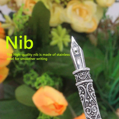 Feather Dip Pen Kit Antique