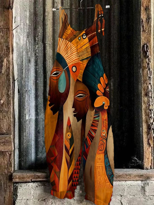 Printed Women's One-piece Shorts Urban Street Trend