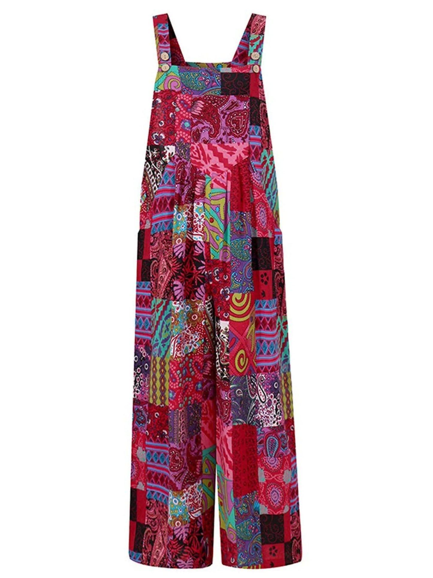 Women Summer Overalls Multicolor