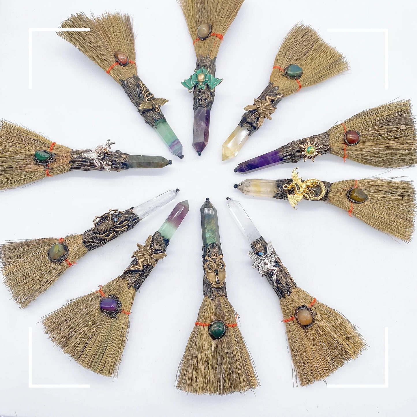Natural Crystal Magic Broom