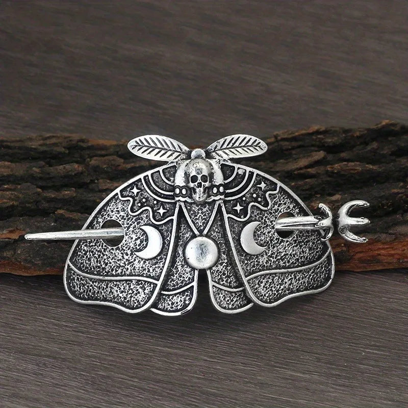 Elegant Viking Retro Crescent Cloud Hair Clip
