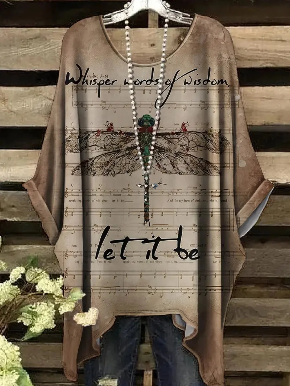 Bohemian Women's T-Shirt Vintage Elegant