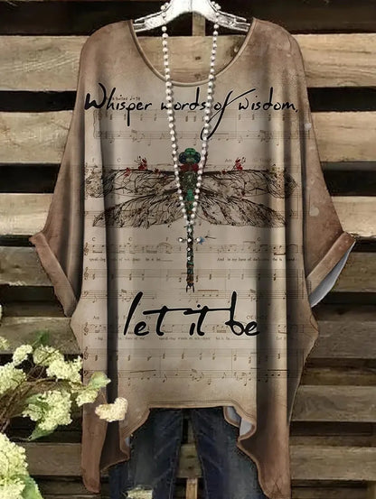 Bohemian Women's T-Shirt Vintage Elegant