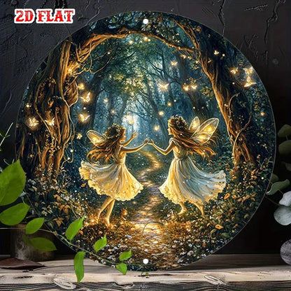 Magic Forest Circular Sign