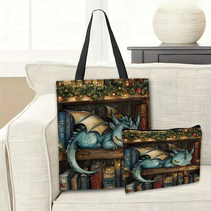 A Little Dragon Sleeping Tote Bag