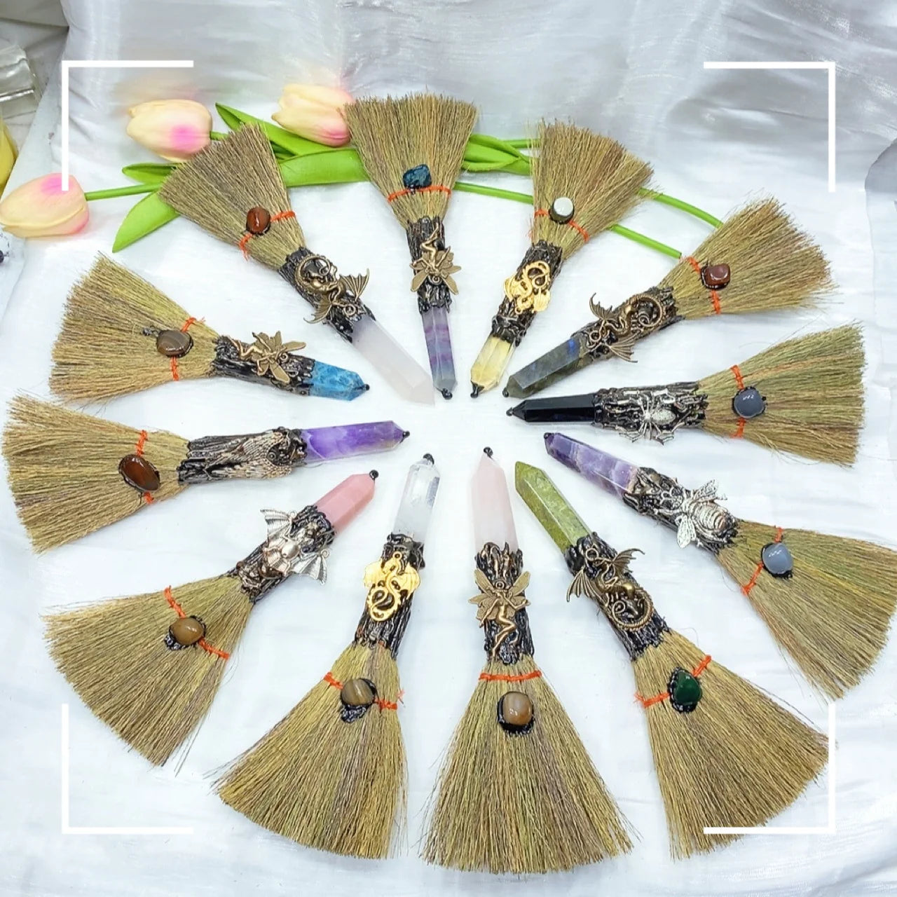 Natural Crystal Magic Broom
