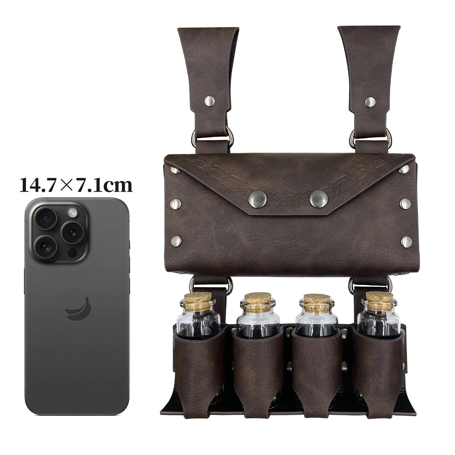 Witch Magic Potion Bottle Glass Vial Holder