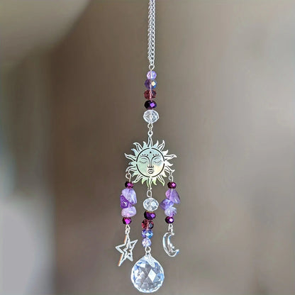 Amethyst Moon Goddess Suncatcher