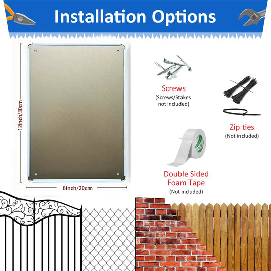 The House Witch Rules Metal Tin Sign