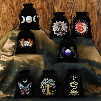 Black Velvet Tarot Pouch